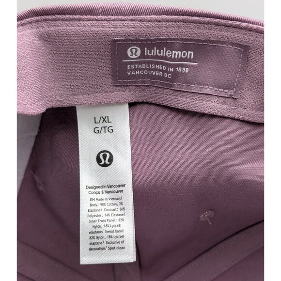 NEW Lululemon Structured Ball Cap Adjustable Strap Back L/XL Hat NWT Purple - Picture 6 of 6